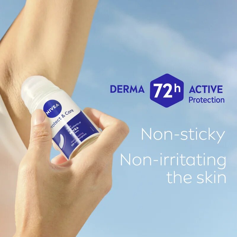 Nivea Protect & Care anti-transpirant roll-on za ženske 50 ml