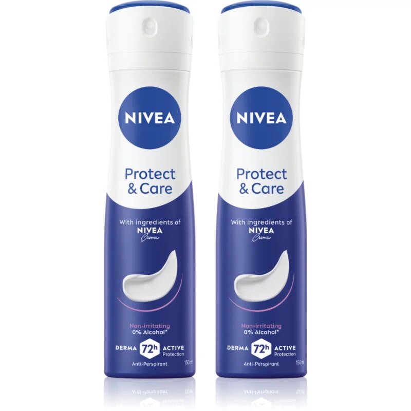 Nivea Protect & Care antiperspirant v pršilu ugodno pakiranje