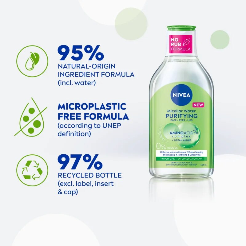 Nivea Purifying čistilna micelarna voda 400 ml
