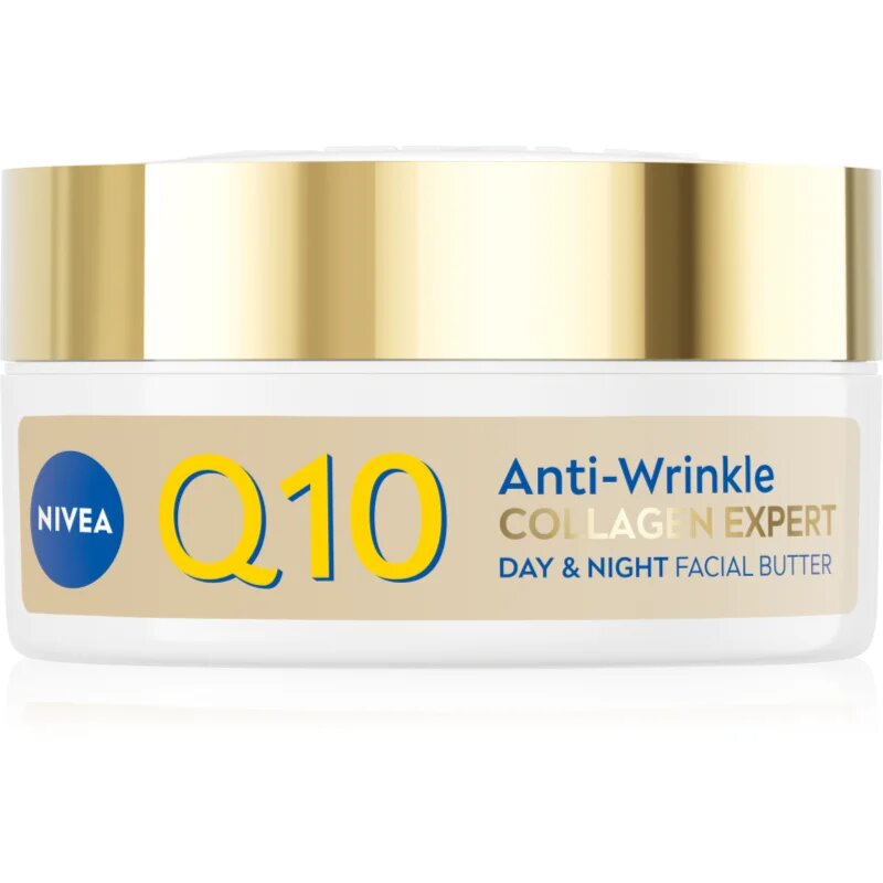 Nivea Q10 Anti-Wrinkle Collagen Expert globinsko hranilno maslo proti gubam 50 ml