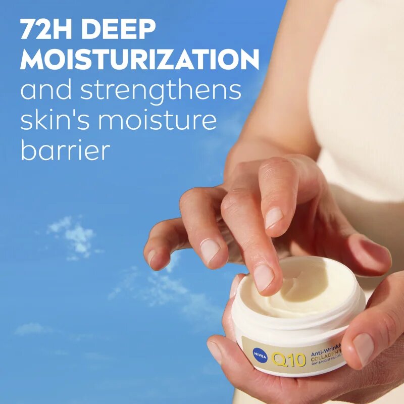 Nivea Q10 Anti-Wrinkle Collagen Expert globinsko hranilno maslo proti gubam 50 ml