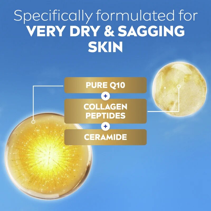 Nivea Q10 Anti-Wrinkle Collagen Expert globinsko hranilno maslo proti gubam 50 ml