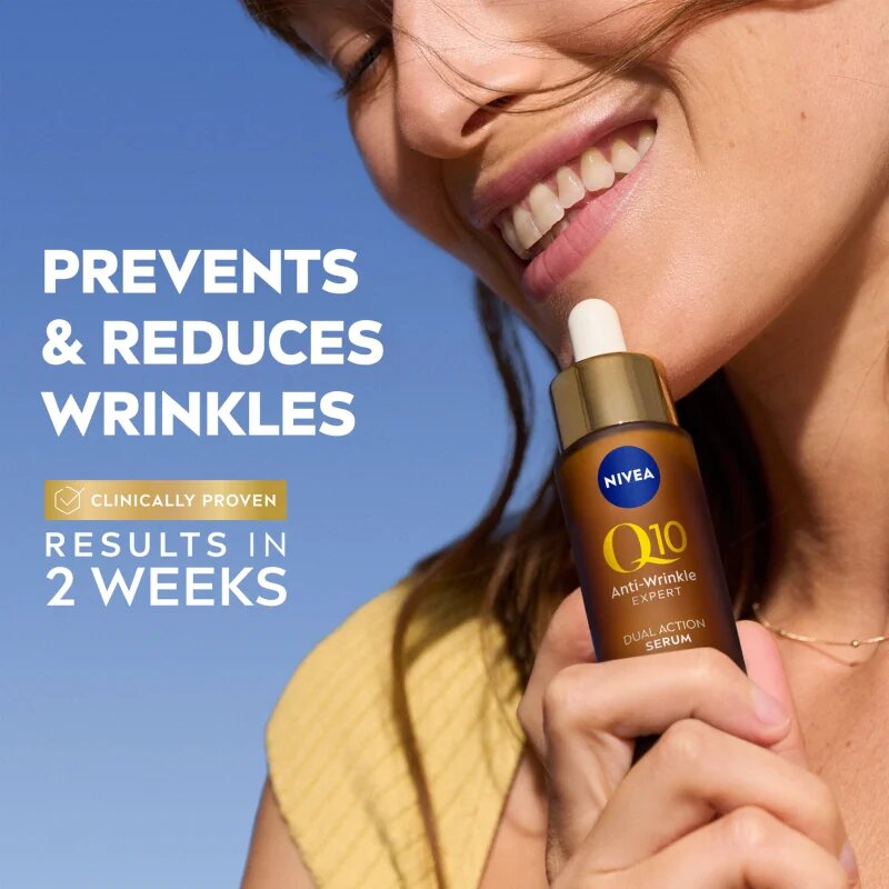 Nivea Q10 Anti-Wrinkle Expert dvojni serum proti gubam 30 ml