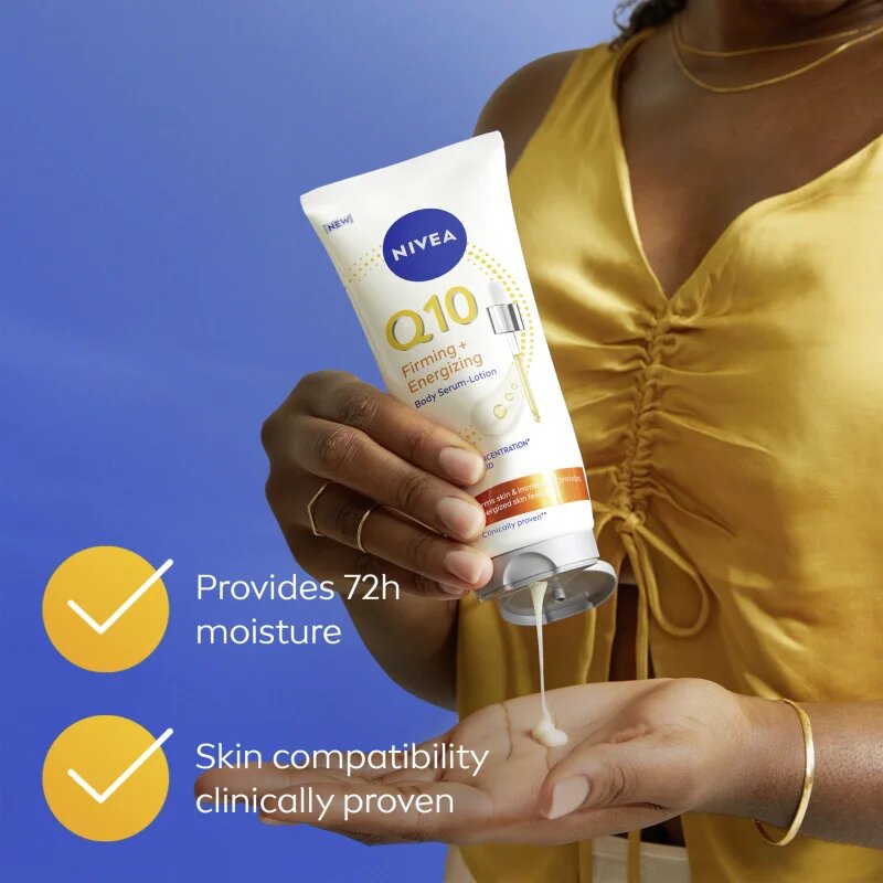 Nivea Q10 Firming + Energizing učvrstitveni serum za telo 200 ml