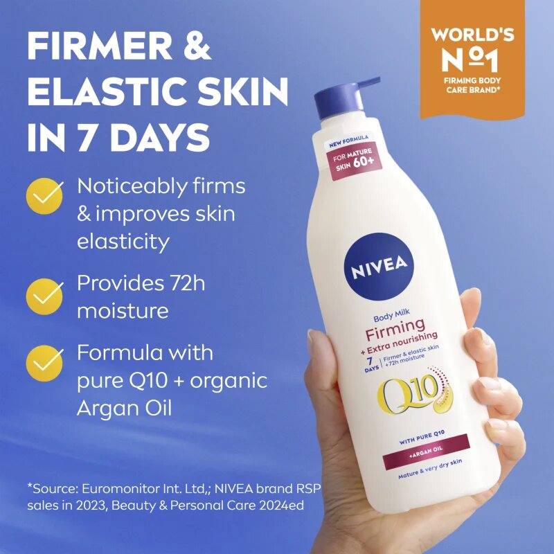 Nivea Q10 Firming + Extra Nourishing losjon za učvrstitev kože 400 ml