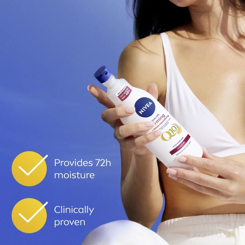 Nivea Q10 Firming + Extra Nourishing losjon za učvrstitev kože 400 ml
