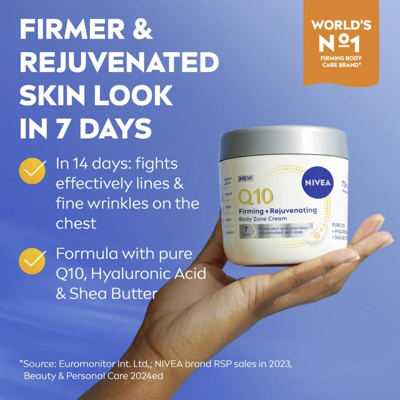 Nivea Q10 Firming & Rejuvenating krema za učvrstitev kože 400 ml
