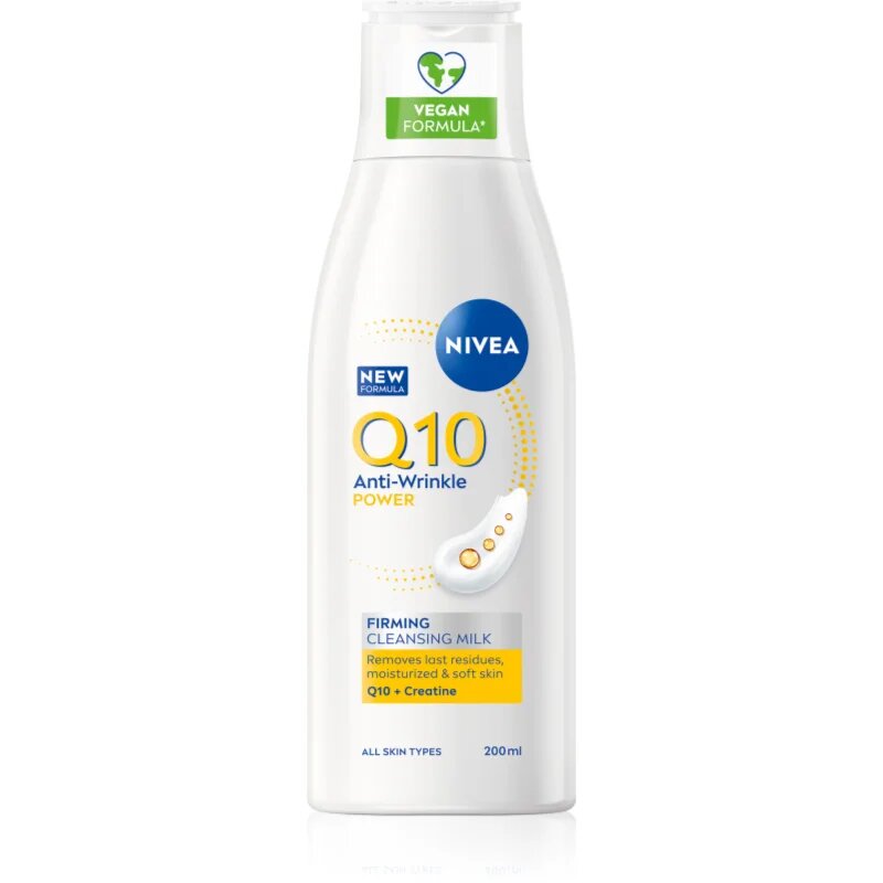Nivea Q10 Power čistilni losjon za obraz proti gubam 200 ml