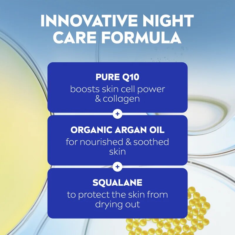 Nivea Q10 Power hranilna nočna krema proti gubam 50 ml