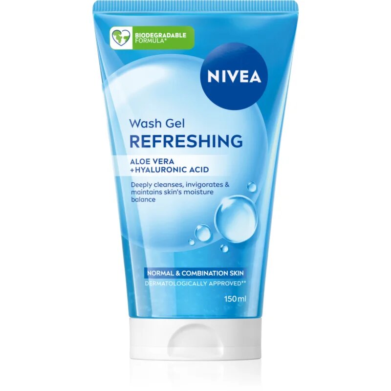 Nivea Refreshing osvežilni čistilni gel za normalno do mešano kožo 150 ml