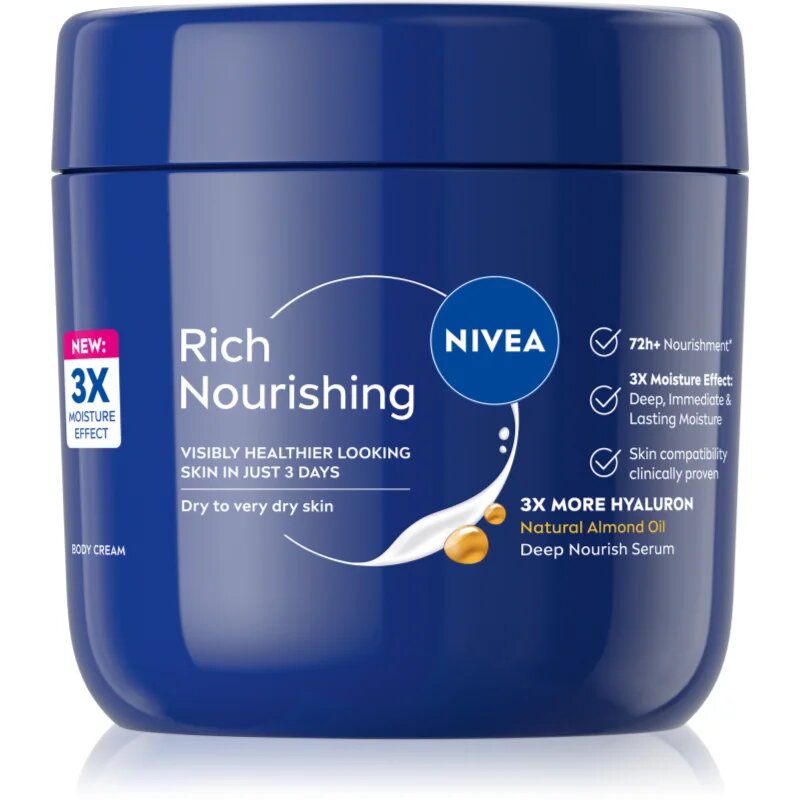 Nivea Rich Nourishing hranilna krema za telo 400 ml