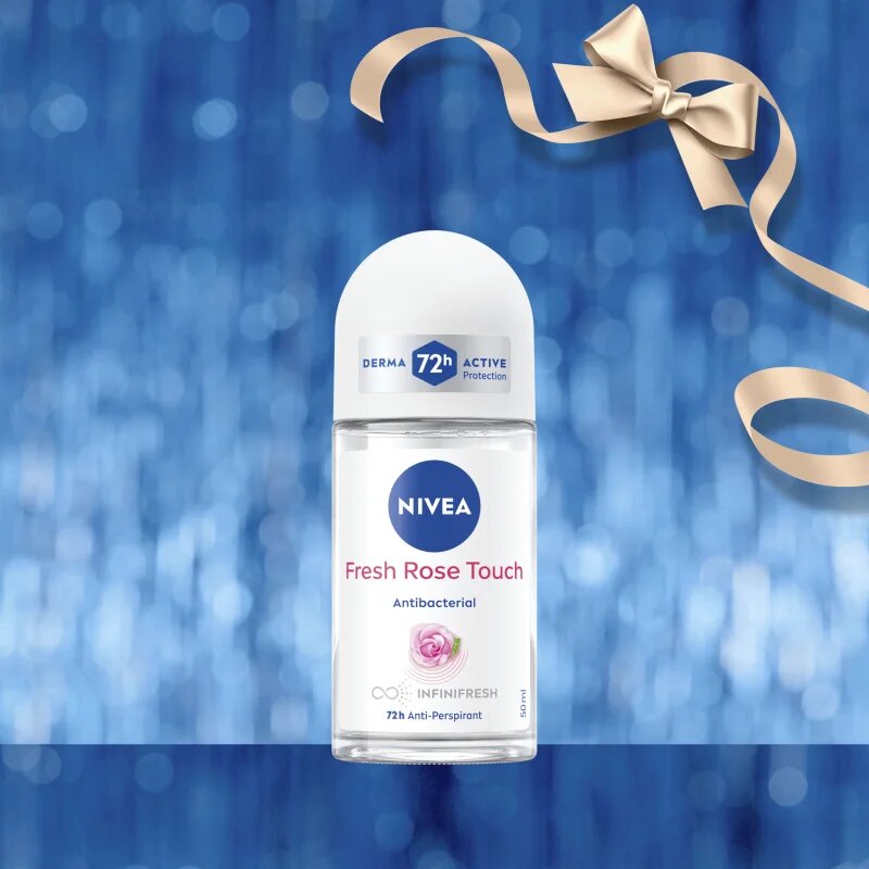 Nivea Rose Touch darilni set za prehrano in hidracijo