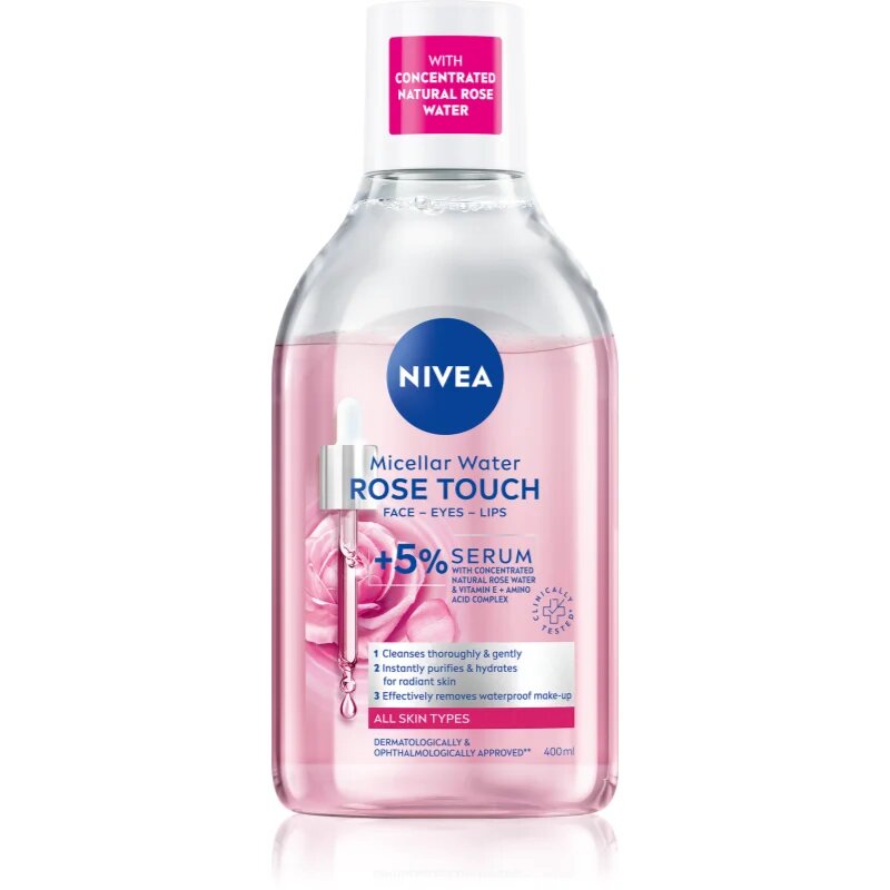 Nivea Rose Touch dvofazna micelarna voda 400 ml