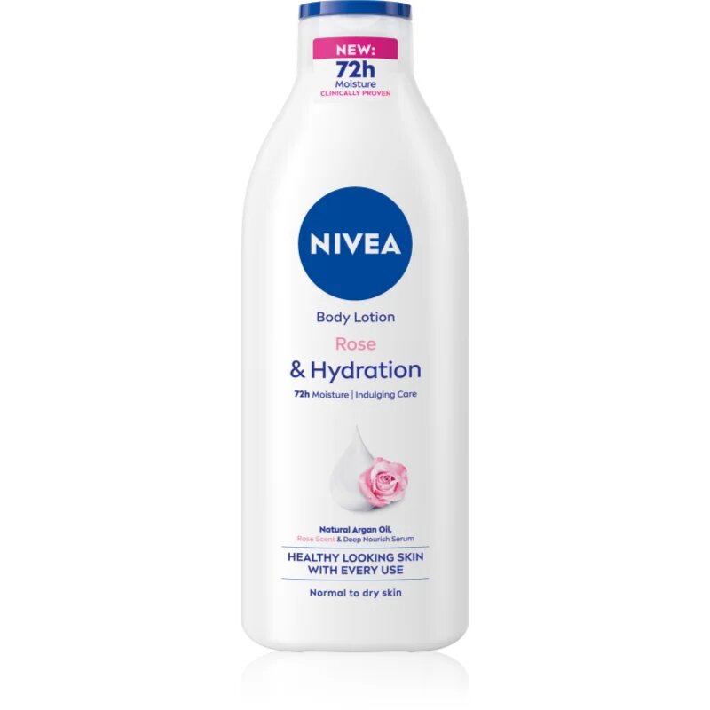 Nivea Rose Touch vlažilni losjon za telo 400 ml