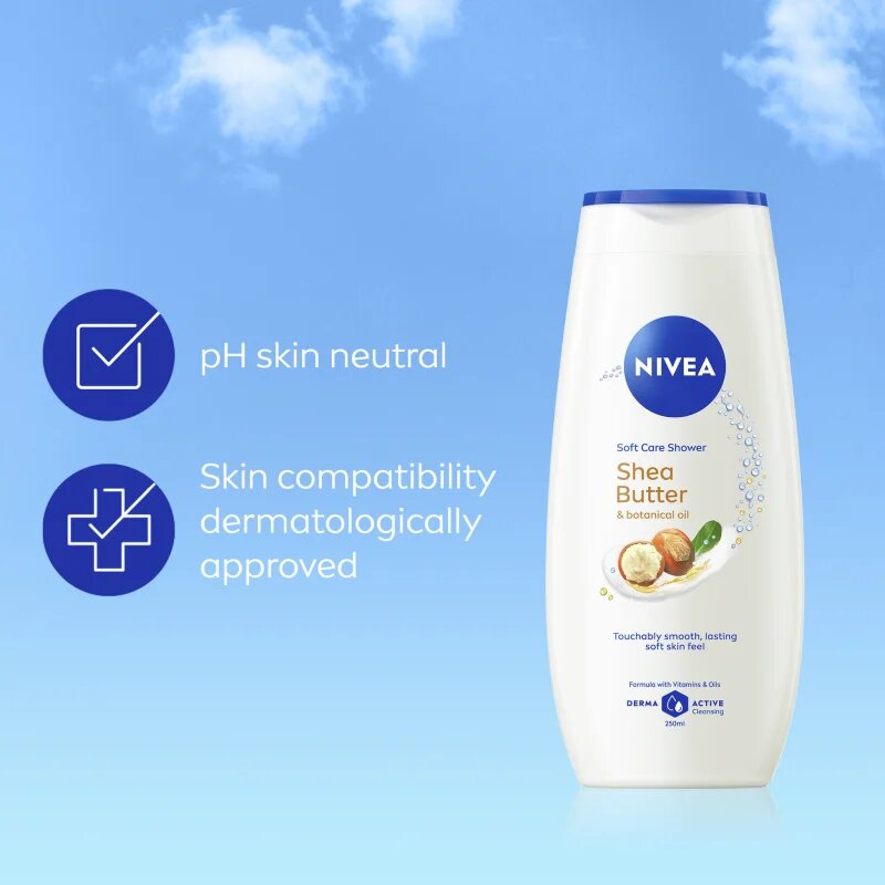 Nivea Shea Butter & Botanical Oil kremasti gel za prhanje 250 ml