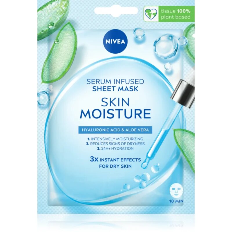 Nivea Skin Moisture vlažilna tekstilna maska 1 kos