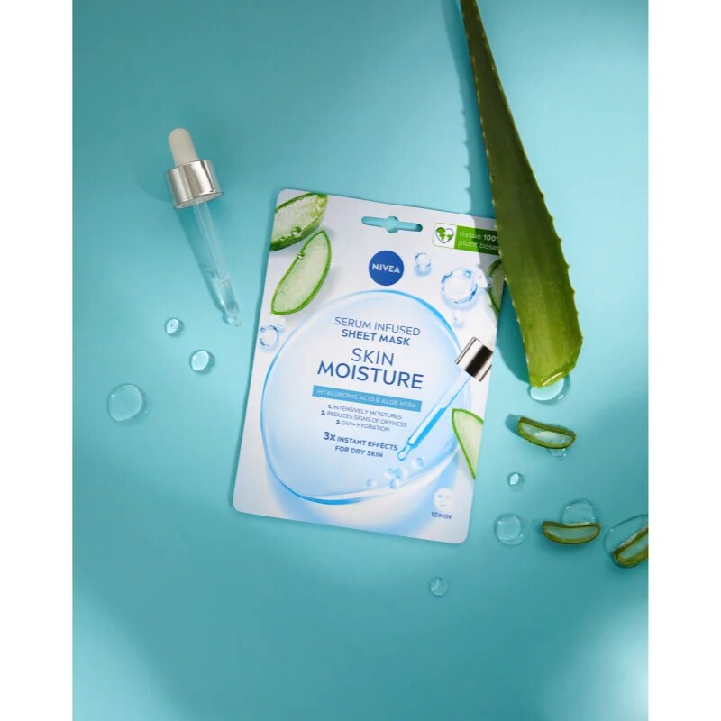 Nivea Skin Moisture vlažilna tekstilna maska 1 kos