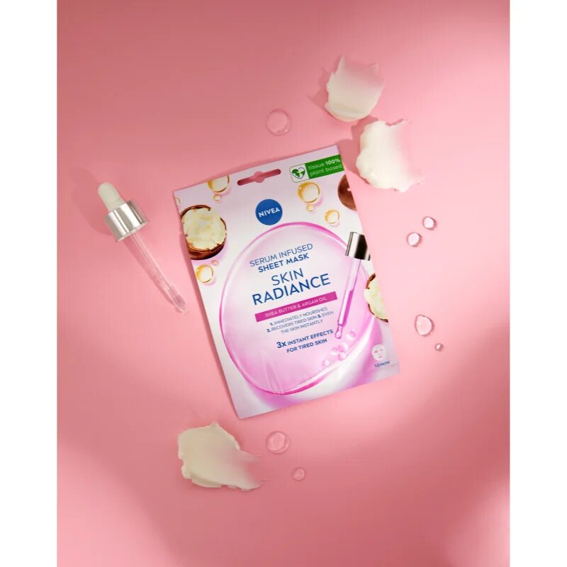 Nivea Skin Radiance revitalizacijska maska iz platna 1 kos
