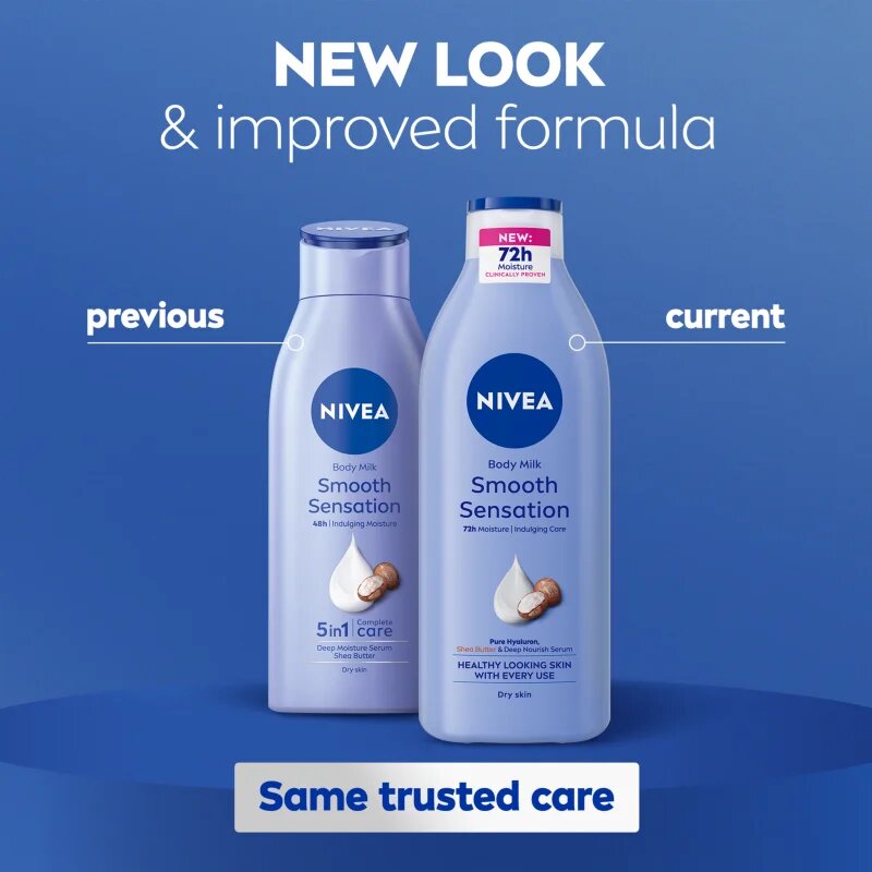 Nivea Smooth Sensation losjon za telo 250 ml