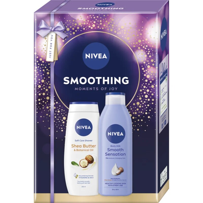 Nivea Smoothing Moments of Joy darilni set za telo