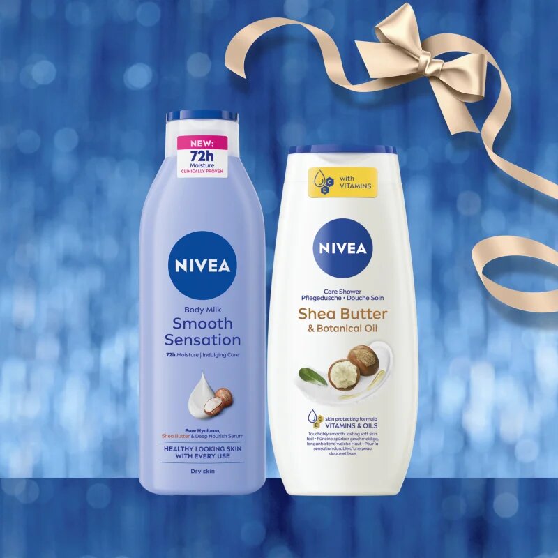 Nivea Smoothing Moments of Joy darilni set za telo