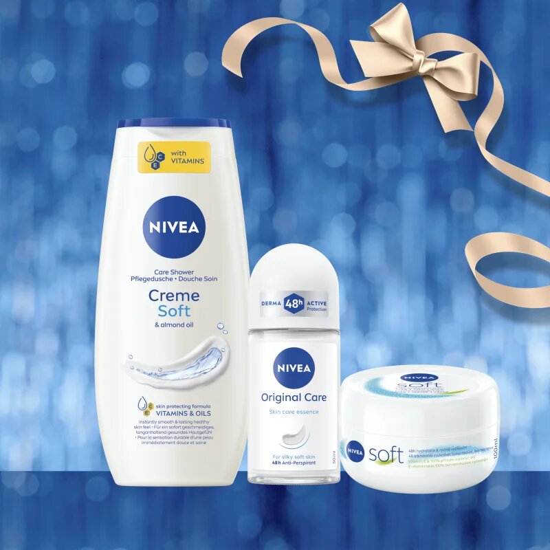 Nivea Soft Moments of Joy darilni set za nežno in gladko kožo