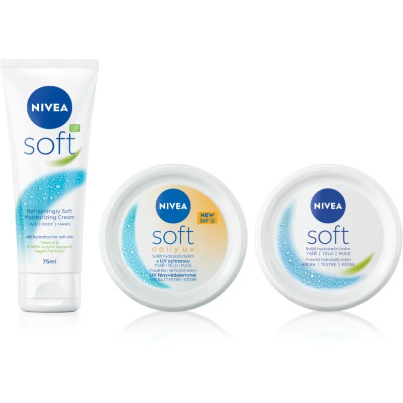 Nivea Soft set za prehrano in hidracijo