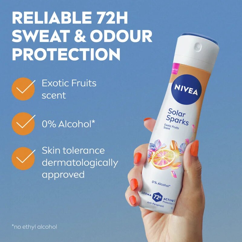 Nivea Solar Sparks antiperspirant v pršilu 150 ml