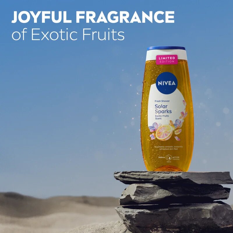 Nivea Solar Sparks osvežujoč gel za prhanje 250 ml