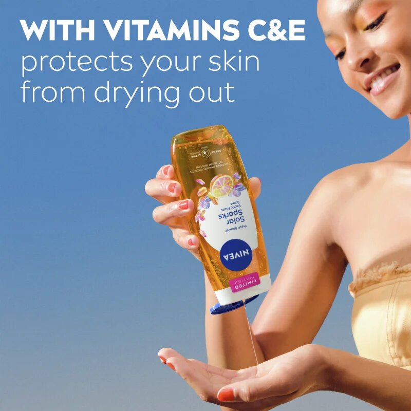 Nivea Solar Sparks osvežujoč gel za prhanje 250 ml