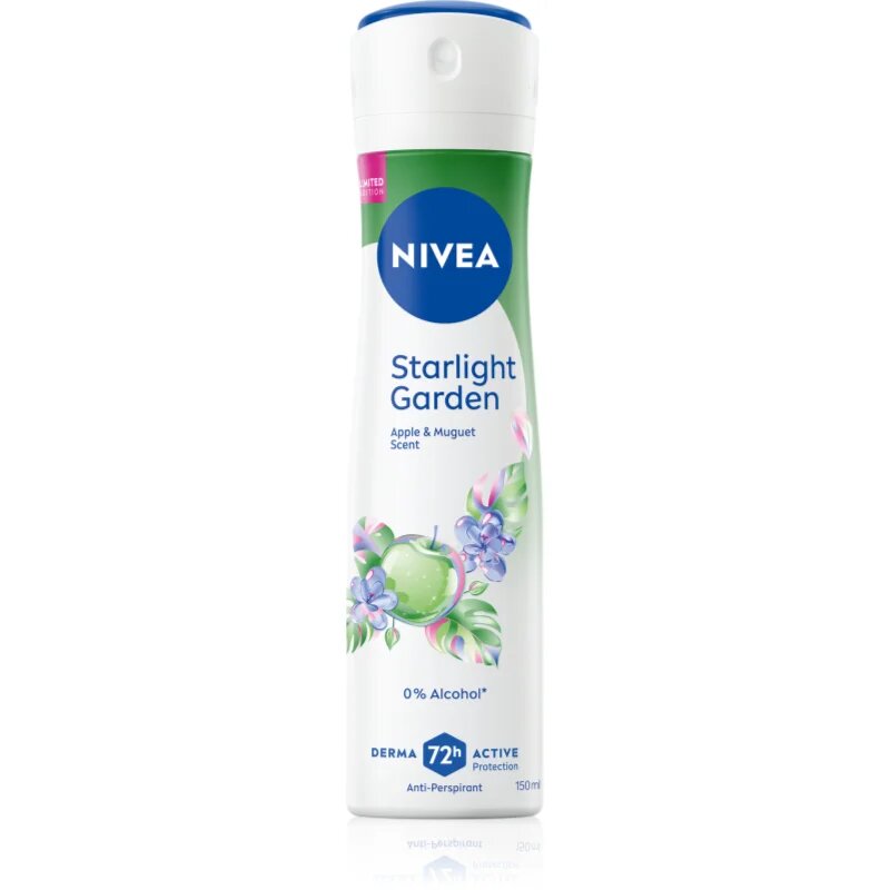 Nivea Starlight Garden antiperspirant v pršilu omejena izdaja 150 ml