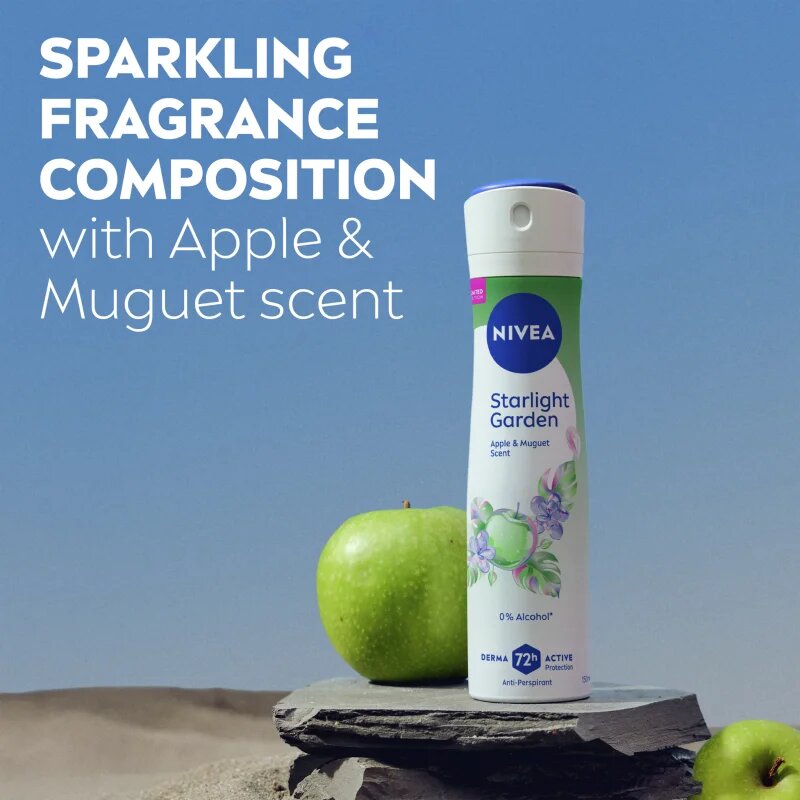 Nivea Starlight Garden antiperspirant v pršilu omejena izdaja 150 ml