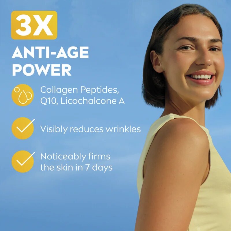 Nivea SUN Anti-Age Q10 krema za obraz za sončenje proti gubam SPF 50+ 40 ml