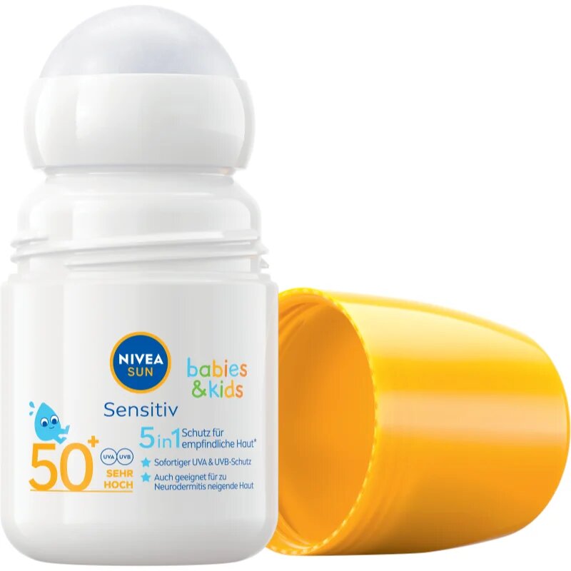 Nivea SUN Babies & Kids otroški losjon za sončenje roll-on SPF 50+ 50 ml