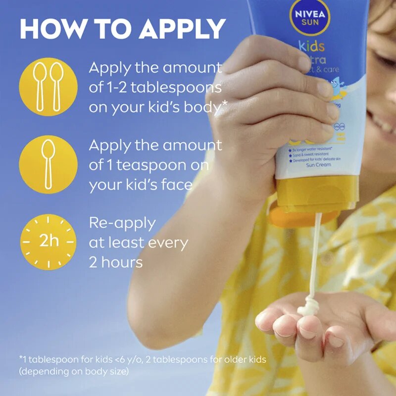 Nivea SUN Kids losjon za sončenje za otroke SPF 50+ 150 ml