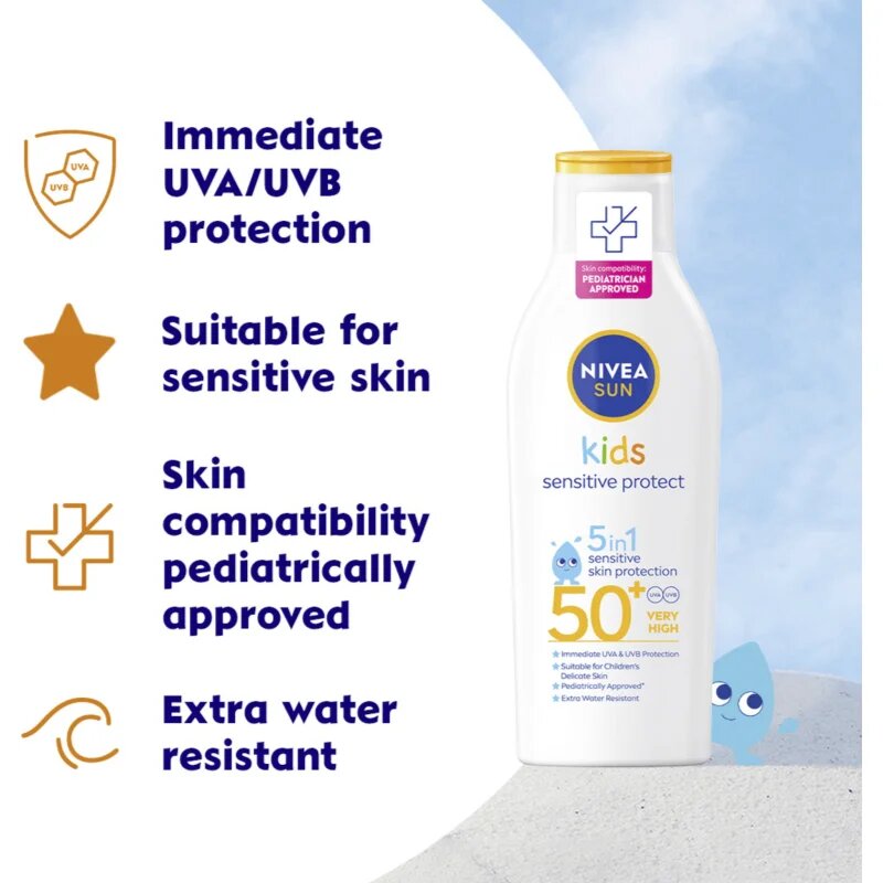 Nivea SUN Kids otroški losjon za sončenje SPF 50+ 200 ml