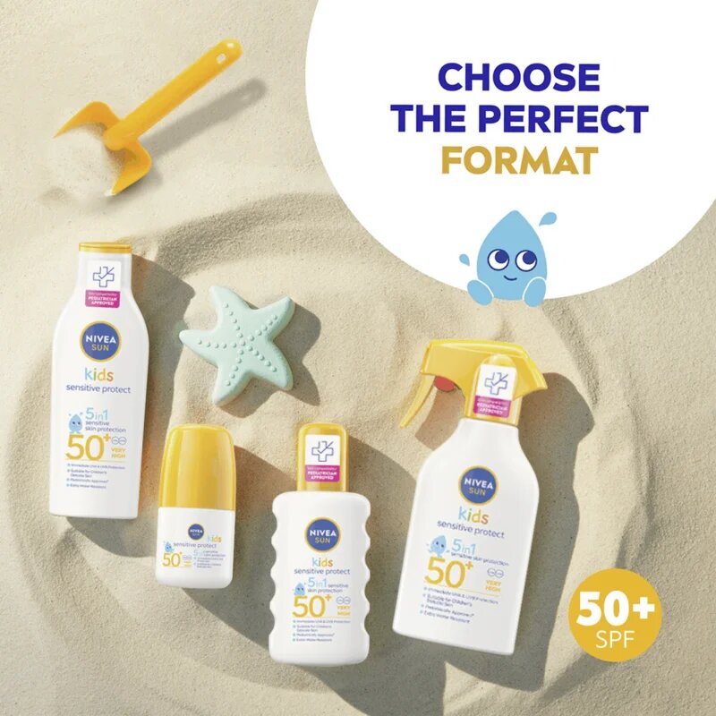 Nivea SUN Kids otroški losjon za sončenje SPF 50+ 200 ml