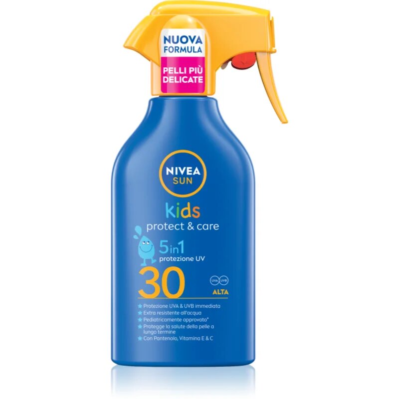 Nivea SUN Kids otroško pršilo za sončenje 5 v 1 SPF 30 250 ml