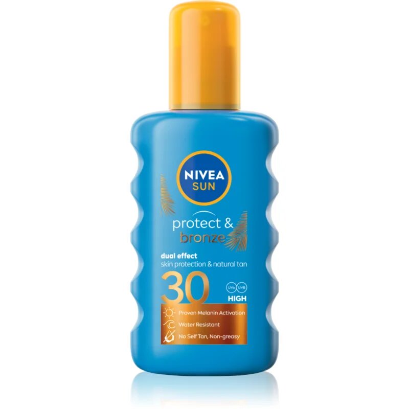 Nivea SUN Protect & Bronze intenzivno pršilo za sončenje SPF 30 200 ml