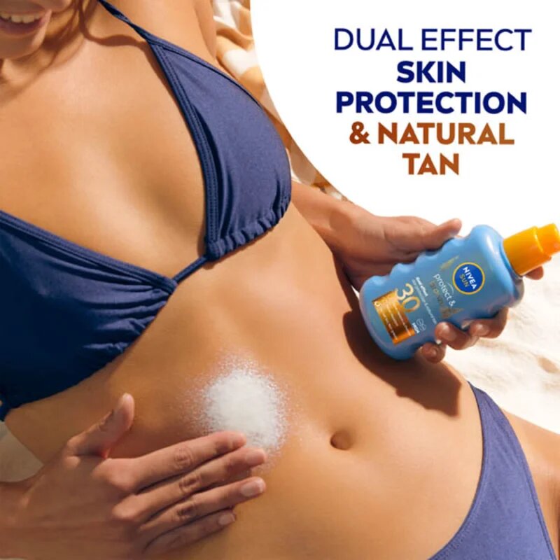 Nivea SUN Protect & Bronze intenzivno pršilo za sončenje SPF 30 200 ml