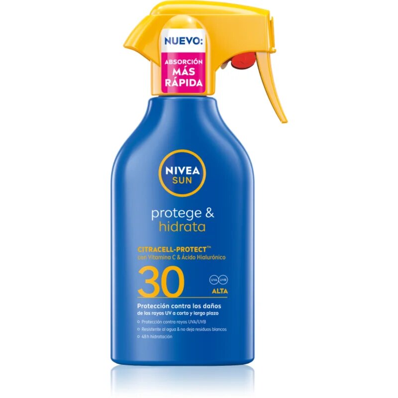 Nivea SUN Protect & Moisture pršilo za sončenje z vlažilnim učinkom SPF 30 250 ml