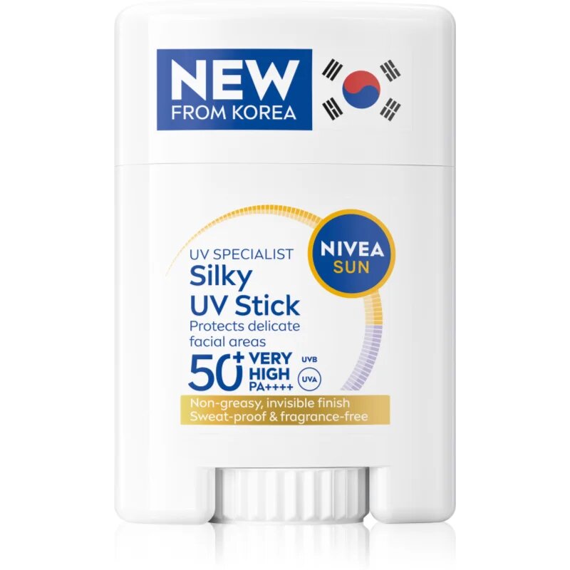Nivea SUN Silky UV Stick krema za sončenje v paličici SPF 50+ 15 g