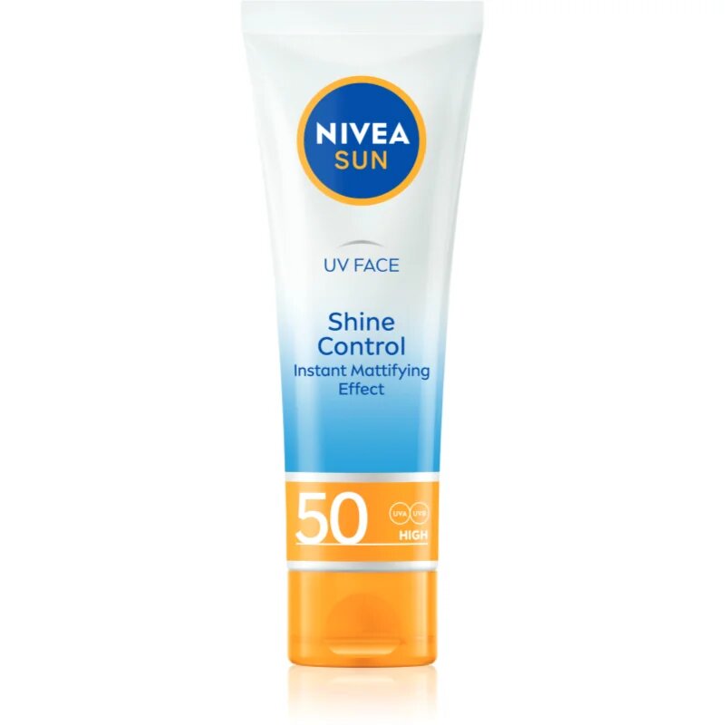 Nivea SUN UV FACE lahka matirajoča krema za obraz za sončenje SPF 50 50 ml