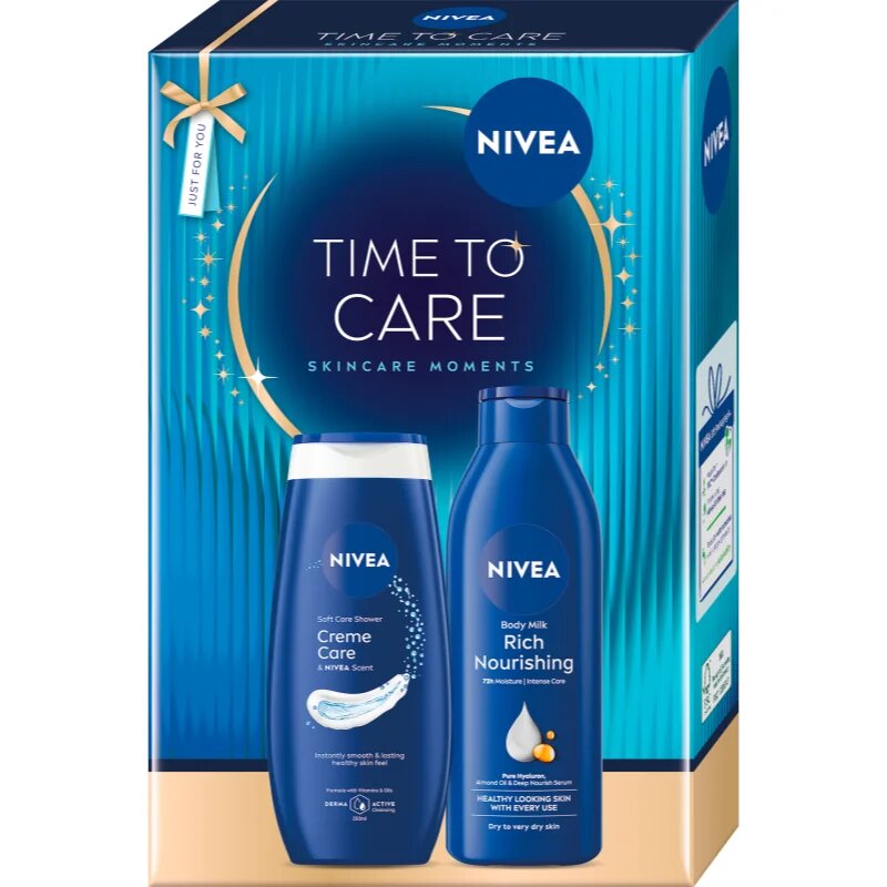 Nivea Time to Care darilni set za prehrano in hidracijo