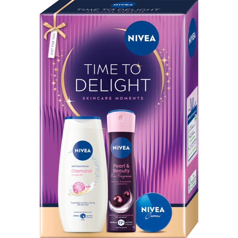 Nivea Time to Delight darilni set za telo
