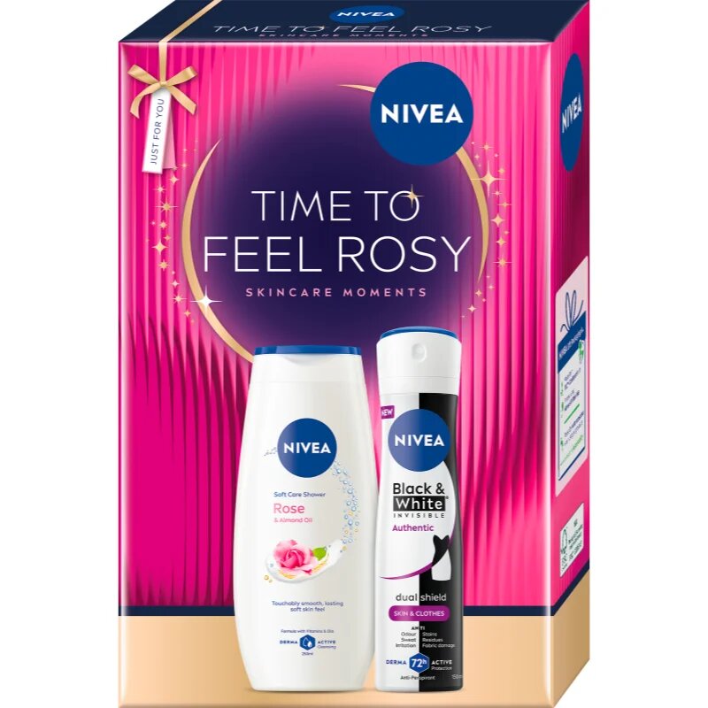 Nivea Time to Feel Rosy darilni set za telo