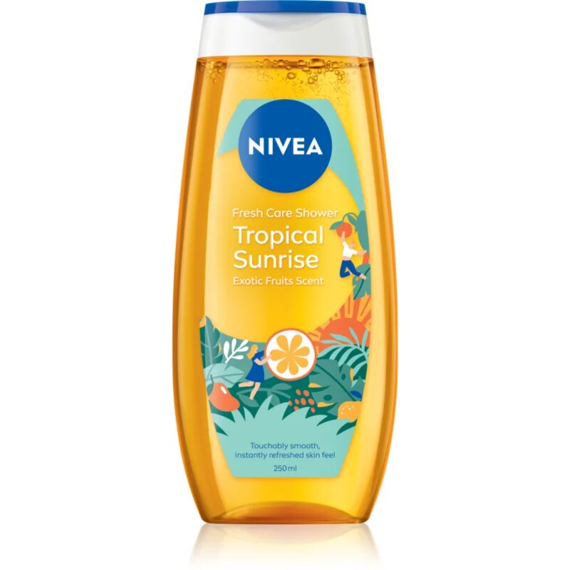 Nivea Tropical Sunrise vlažilen gel za prhanje 250 ml