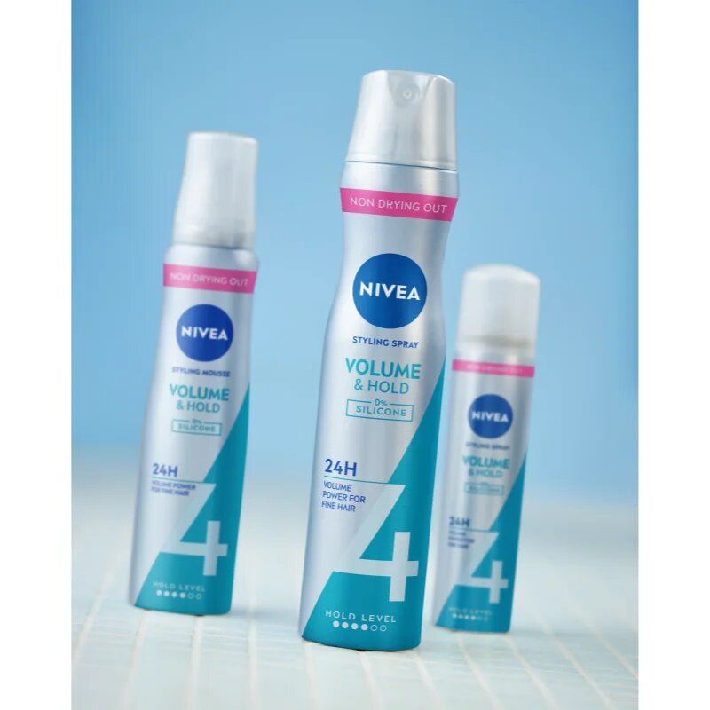 Nivea Volume Care lak za lase za povečanje volumna 3 x 250 ml