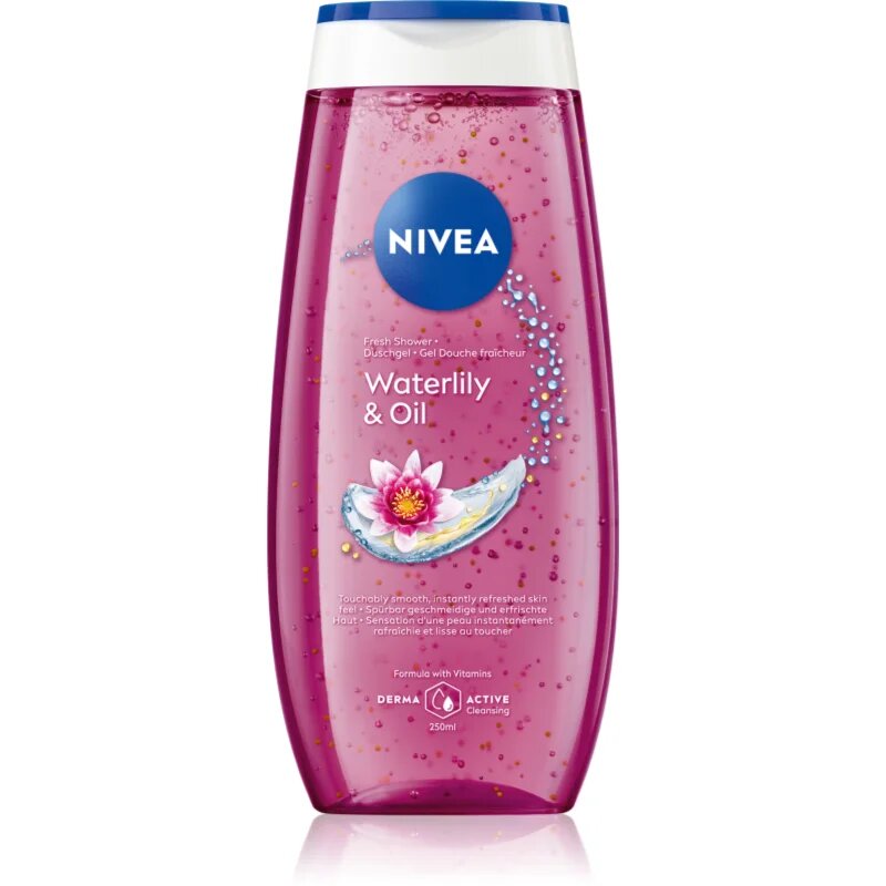 Nivea Waterlily & Oil osvežujoč gel za prhanje 250 ml