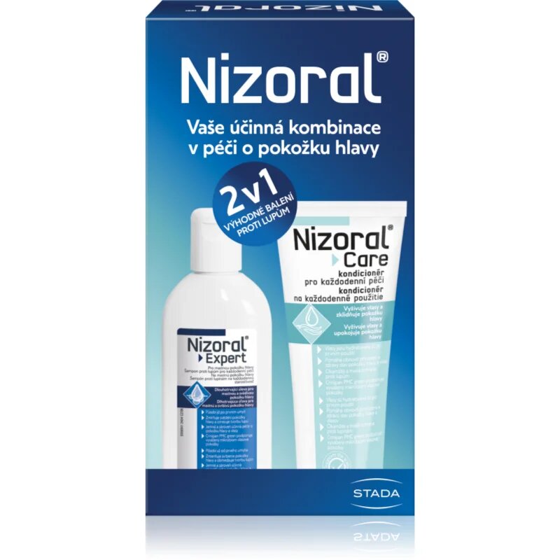 Nizoral Duo Pack šampon in balzam za vsakodnevno uporabo